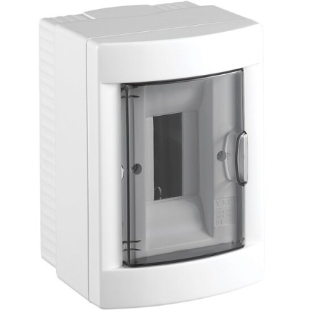 Tablouri electrice - TABLOU SIGURANTE VIKO, 2 MODULE, APLICAT, DISPUNERE PE 1 RAND, IP40, USA TRANSPARENTA