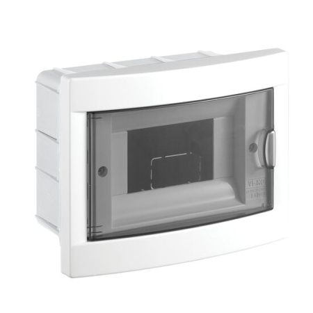 Tablouri electrice - TABLOU SIGURANTE VIKO, 6 MODULE, INCASTRAT, DISPUNERE PE 1 RAND, IP40, USA TRANSPARENTA