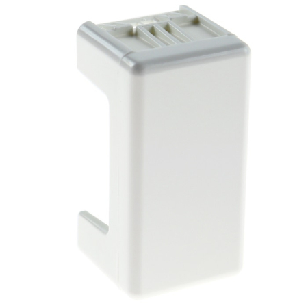 Accesorii instalatii electrice - Tasta falsa(obturator) pentru aparataj modular Gewiss System 1 modul, alb, pentru priza/intrerupator