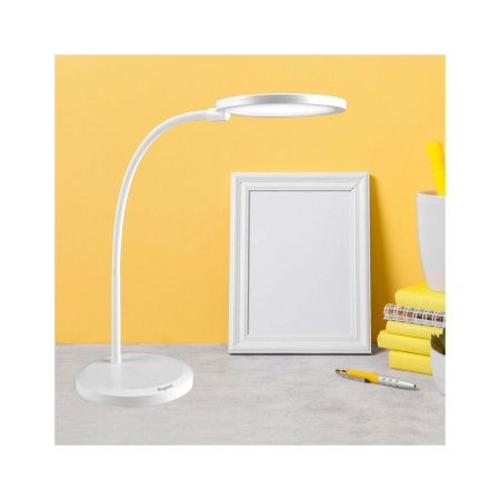 Veioza de birou LED alba, dimabila, 7w, lumina naturala, 4500K, IP20, 57cm, Braytron [1]