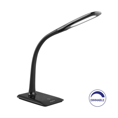 Veioze - Veioza de birou LED neagra, dimabila, 7w, lumina naturala, 4500K, IP20, 57cm, Braytron