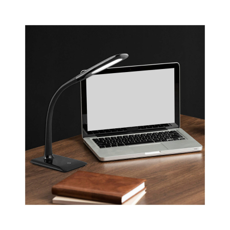 Veioza de birou LED neagra, dimabila, 7w, lumina naturala, 4500K, IP20, 57cm, Braytron [1]