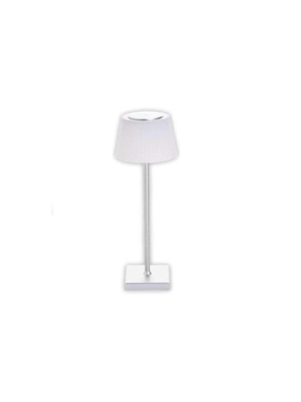 Veioza LED Adeleq , 4W, 200lm, reincarcabila, autonomie 7h, dimabila, cu touch,IP44, alba [1]