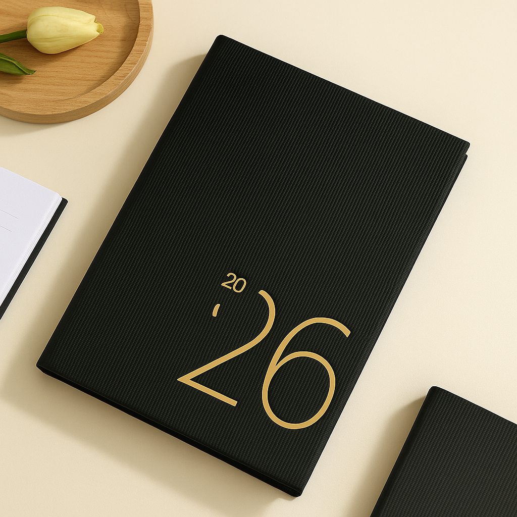 Agenda 2026 – Eleganta neagra cu accente aurii [1]