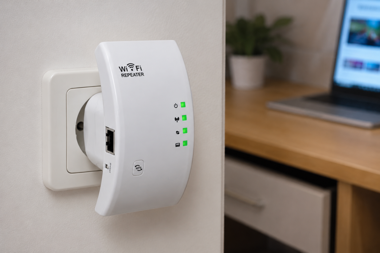 Amplificator Semnal WiFi Wireless – Repeater WiFi cu Port LAN și Configurare Rapidă [2]