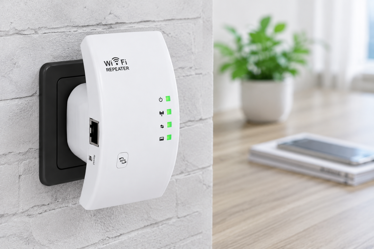 Amplificator Semnal WiFi Wireless – Repeater WiFi cu Port LAN și Configurare Rapidă [4]