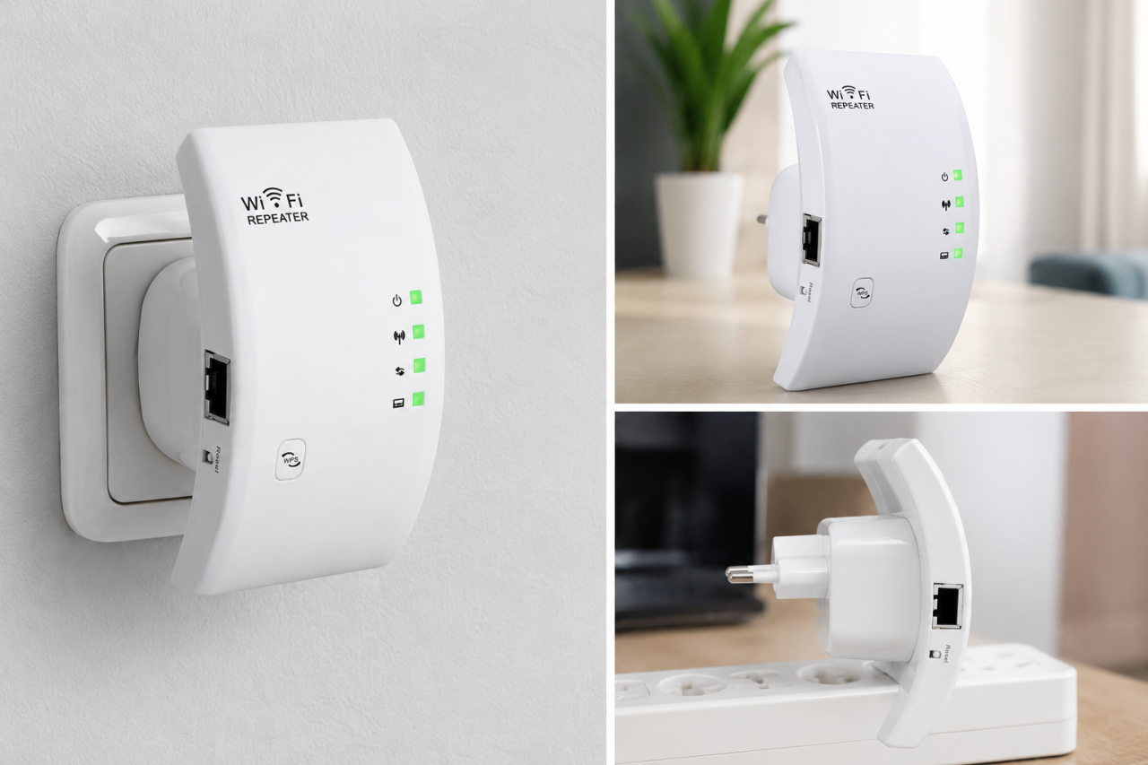Amplificator Semnal WiFi Wireless – Repeater WiFi cu Port LAN și Configurare Rapidă [3]