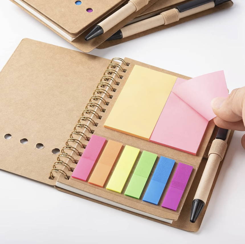 Caiet cu Spirala si Pix Eco – Design Elegant, File Liniate [2]