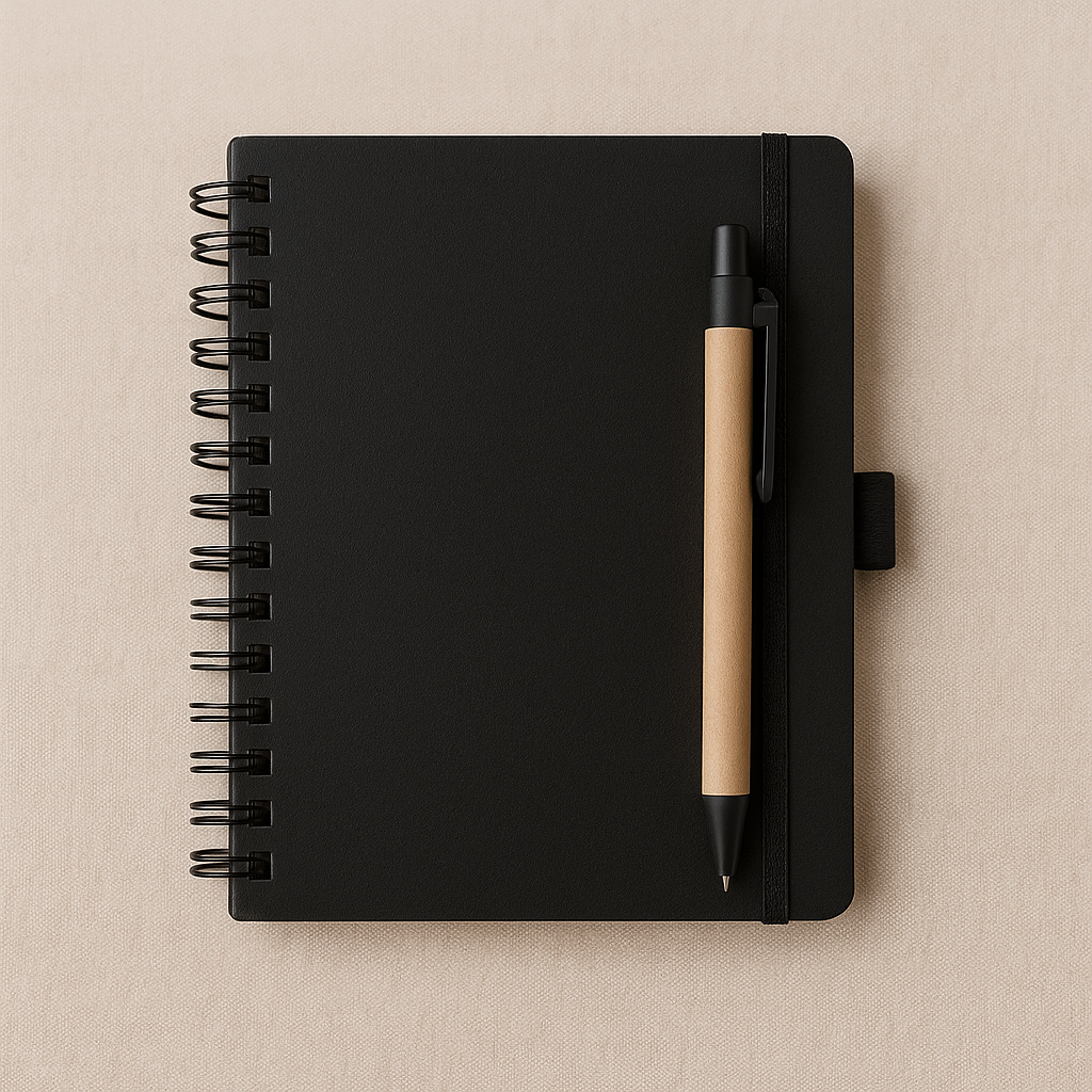 Caiet cu Spirala si Pix Eco – Design Elegant, File Liniate [5]