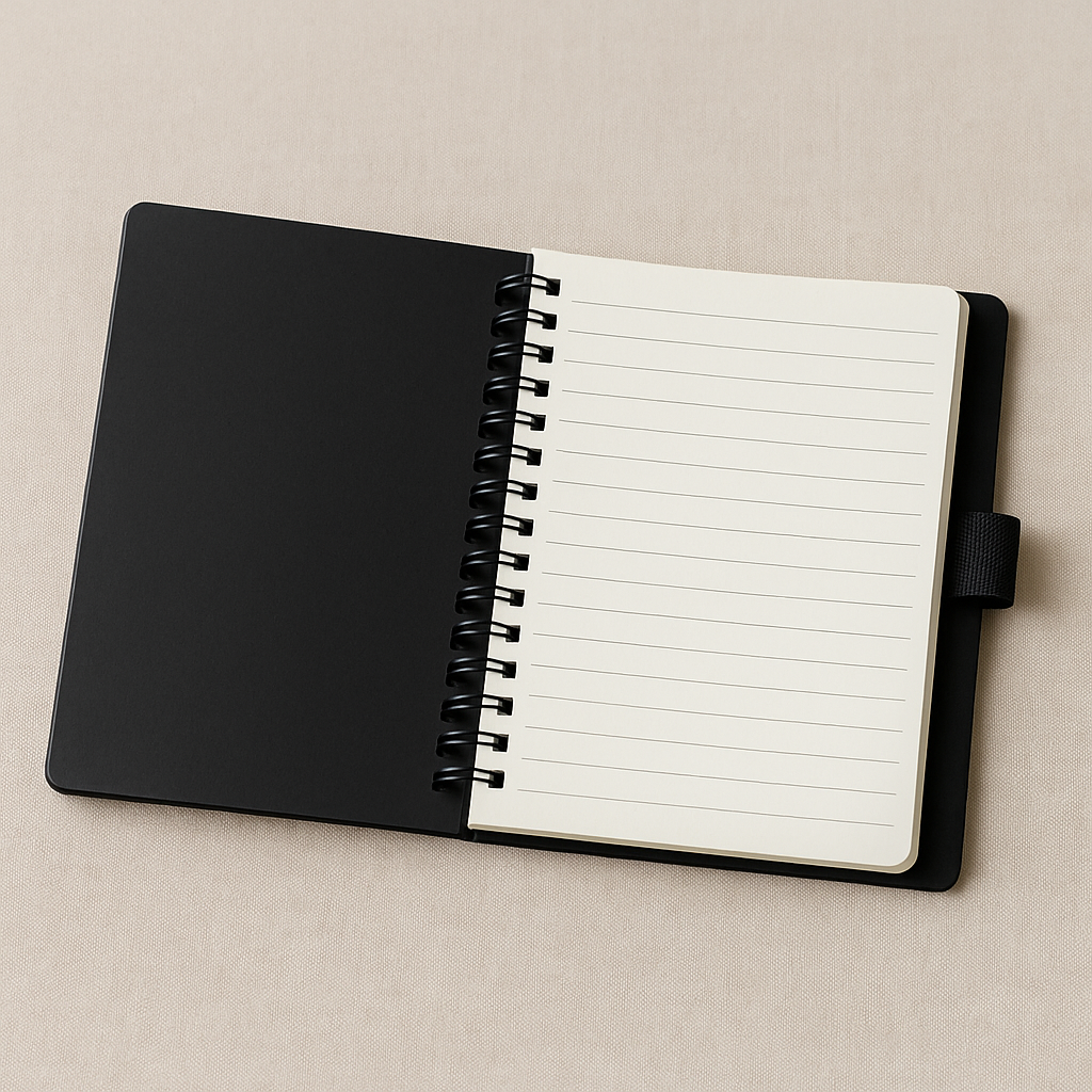 Caiet cu Spirala si Pix Eco – Design Elegant, File Liniate [1]