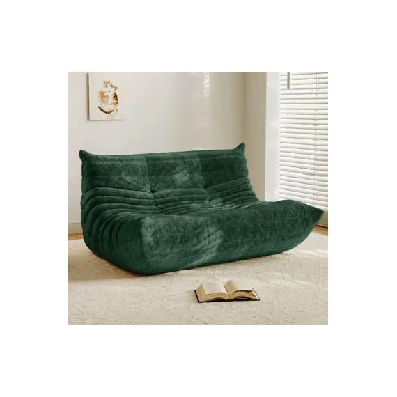 Canapea Compactă Ergonomică Tip Mushroom, Design Modern, 130 × 100 × 70 cm, Tapițerie Premium [2]