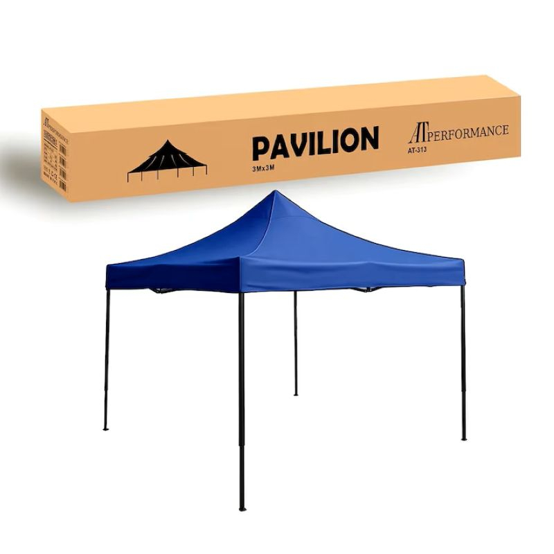Cort Tip Pavilion 3x3m – Pliabil, Impermeabil, pentru Grădină, Evenimente și Camping [6]