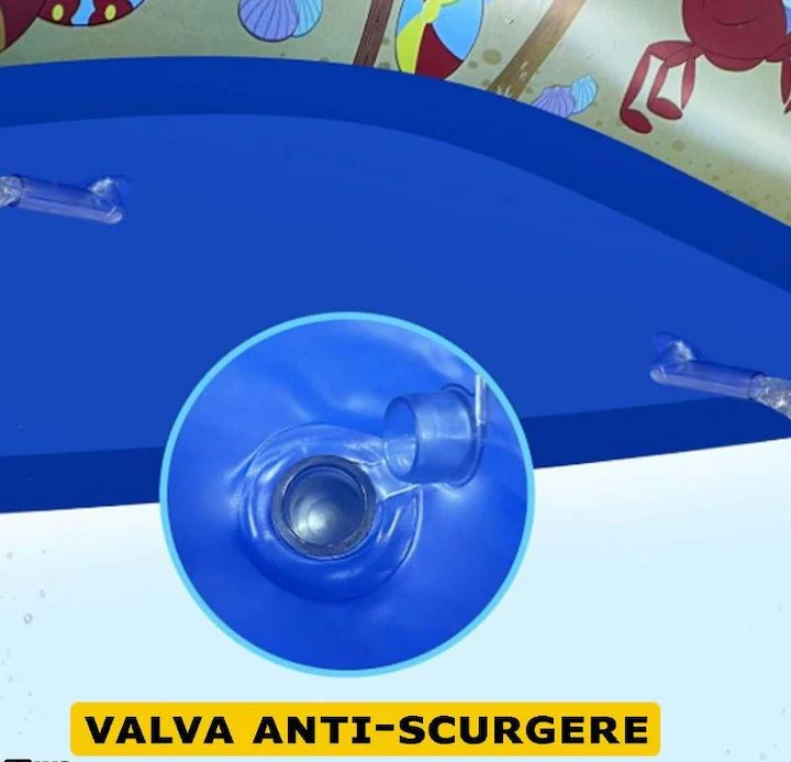 Piscină gonflabilă familială 210 x 135 x 54 cm, cu 3 inele – model oceanic pentru copii și adulți [3]