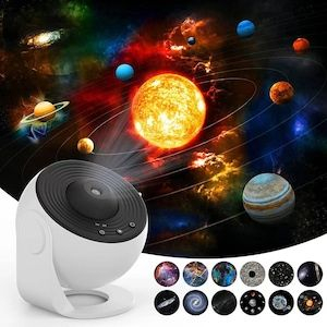 Proiector Galaxy cu Nebuloasă și Stele – Lampă LED Rotativă pentru Dormitor și Relaxare [5]