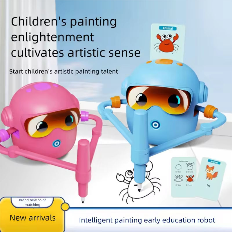Robot educational interactiv cu 100 de carduri si interactiune vocala, ideal pentru copii 3+, ROZ [3]