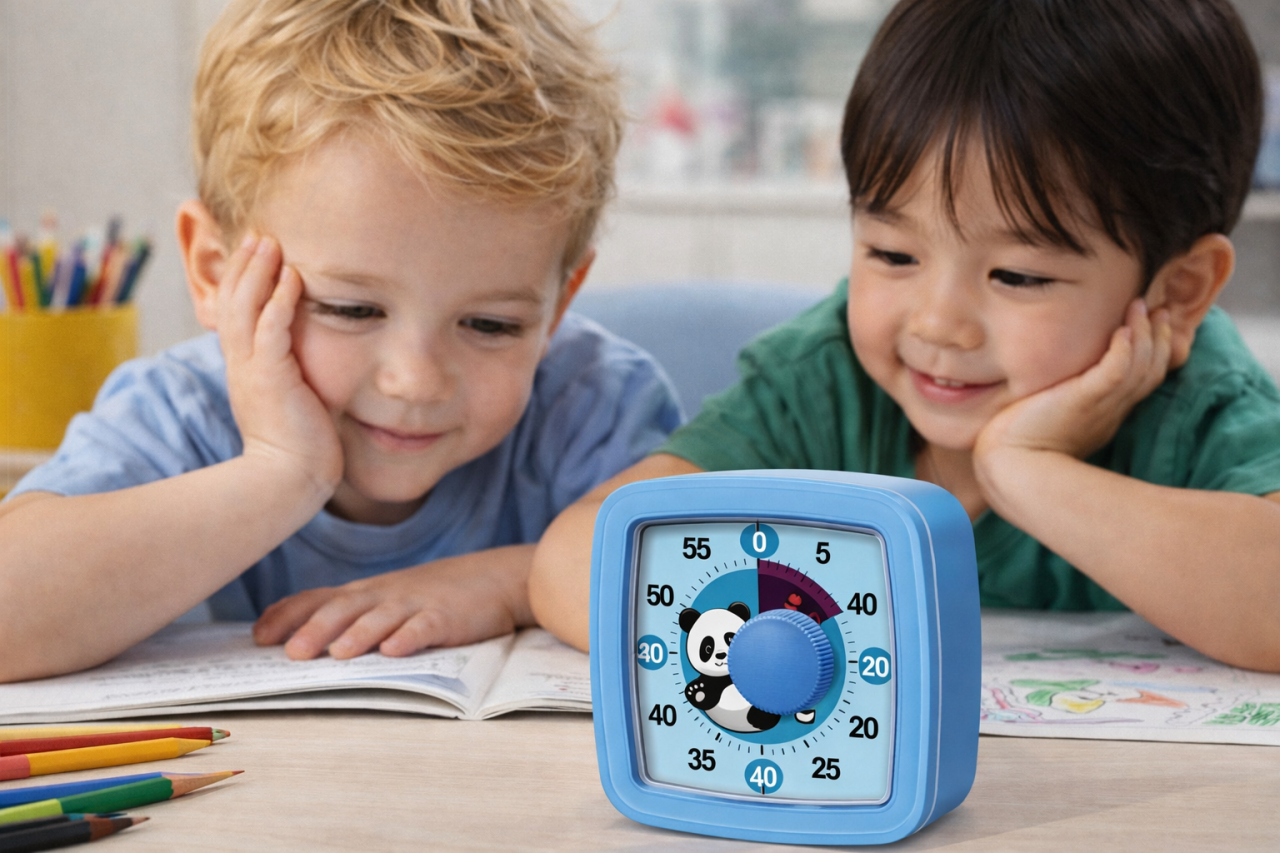 Timer mecanic adorabil pentru copii – ideal pentru studiu, joaca si activitati zilnice [3]