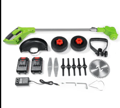 Trimmer Electric pentru Iarbă 21V cu Acumulator – Motocoasă Portabilă cu Accesorii Complete [2]