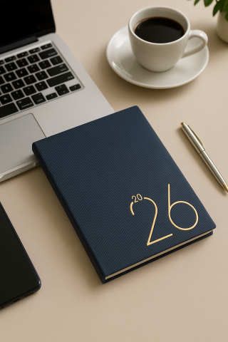 Agenda 2026 – Eleganta Albastru cu accente aurii [1]