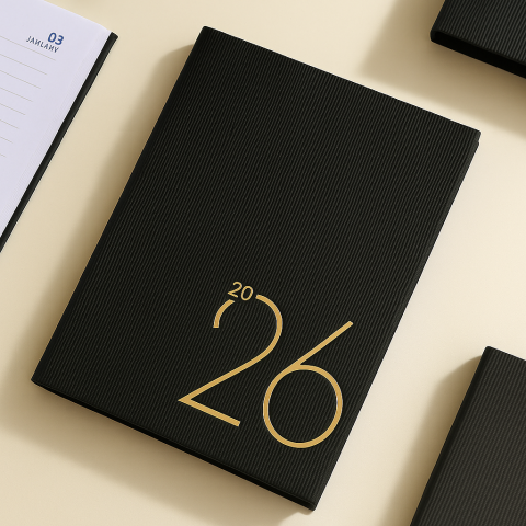 Agenda 2026 – Eleganta neagra cu accente aurii [2]