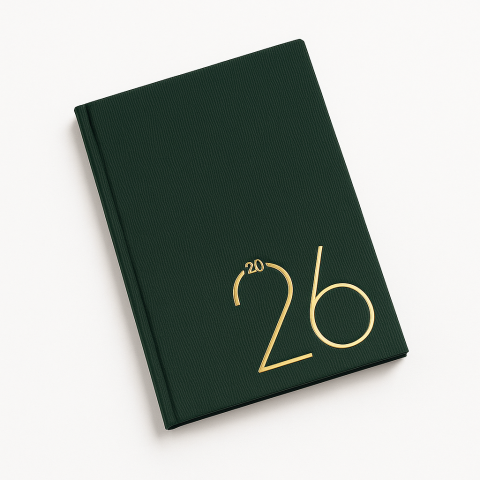 Agenda 2026 – Eleganta verde cu accente aurii [1]