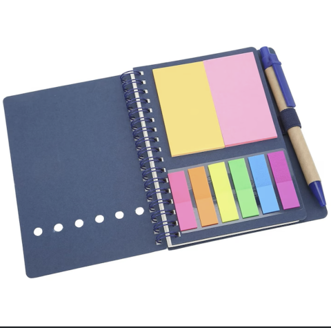 Caiete - Caiet cu Spirala si Pix Eco – Design Elegant, File Liniate