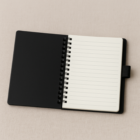 Caiet cu Spirala si Pix Eco – Design Elegant, File Liniate [1]