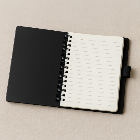 Caiete - Caiet cu Spirala si Pix Eco – Design Elegant, File Liniate