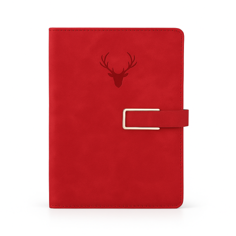 Caiet Standard Colectia Premium Keep On Going, piele ecologica, catarama aurie, multicolor, 21x29.7cm [5]