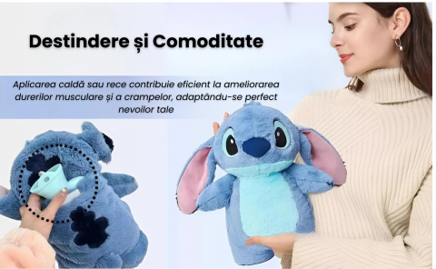 Jucarii de plus - Jucaria de plus termo „Warm Hug Stitch” – perfecta pentru momentele tale de relaxare