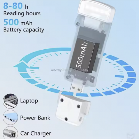 Lampa de citit compacta, ajustabila, cu 3 lumini LED si 5 trepte de intensitate – Perfecta pentru lectura confortabila [1]