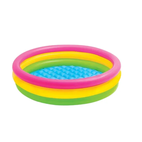 Produse de vara - Piscină gonflabilă pentru copii 61 x 22 cm – model curcubeu multicolor