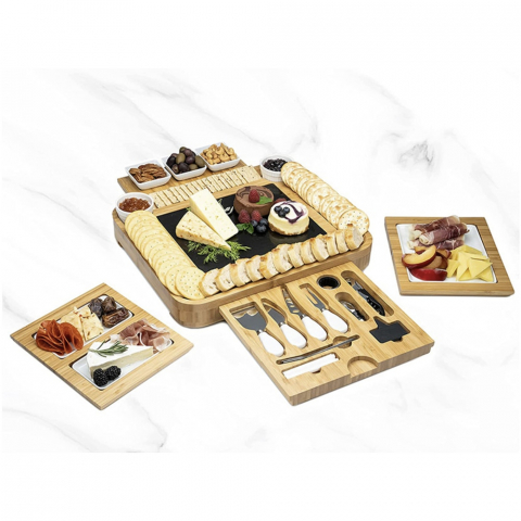 Set pentru Servire Aperitive si Branzeturi, 20 Piese [1]