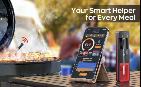 Termometru inteligent pentru gratar cu Bluetooth – Monitorizare fara fir pentru gatit precis si confortabil [5]
