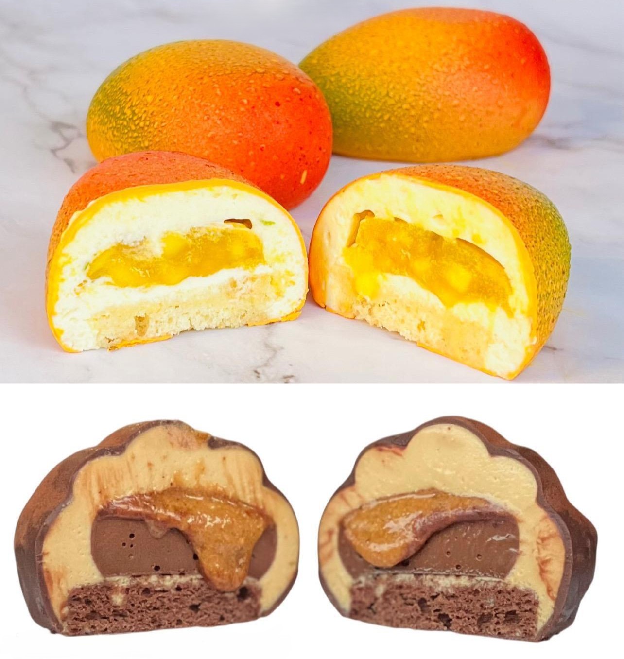 Entremet Mango Cafea