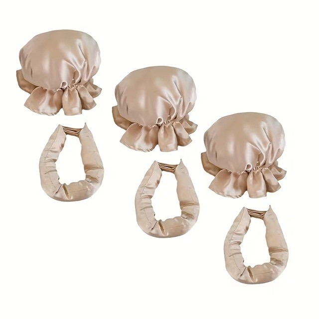 Accesoriu de Ondulat Parul, Flippy, fara Caldura, din Poliester, Manual, Prin Rasucire, 29 x 4 cm, Bej [2]