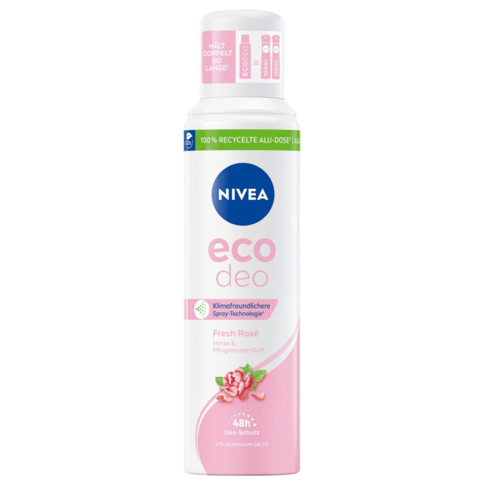Antiperspirant Deodorant, Nivea, 125 ml Women Eco Fresh Rose [1]