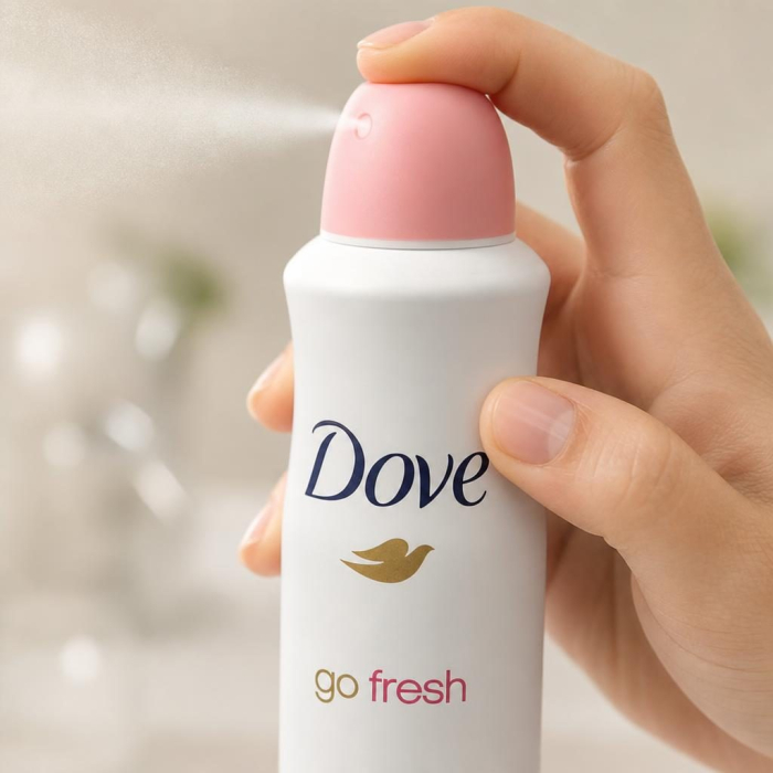 Antiperspirant Deodorant Spray, Dove, 250 ml, Go Fresh Rodie si Lamie, Protectie 48 h [3]