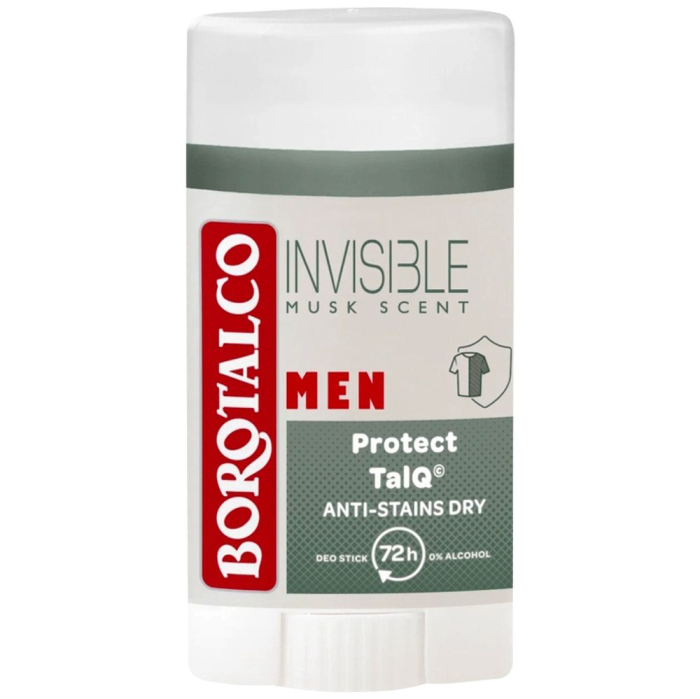 Antiperspirant Stick, Borotalco, 40 ml Men Invisibil Scent [1]