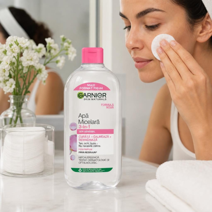 Apa Micelara, Garnier, 700 ml, Skin Active Sensitive [2]