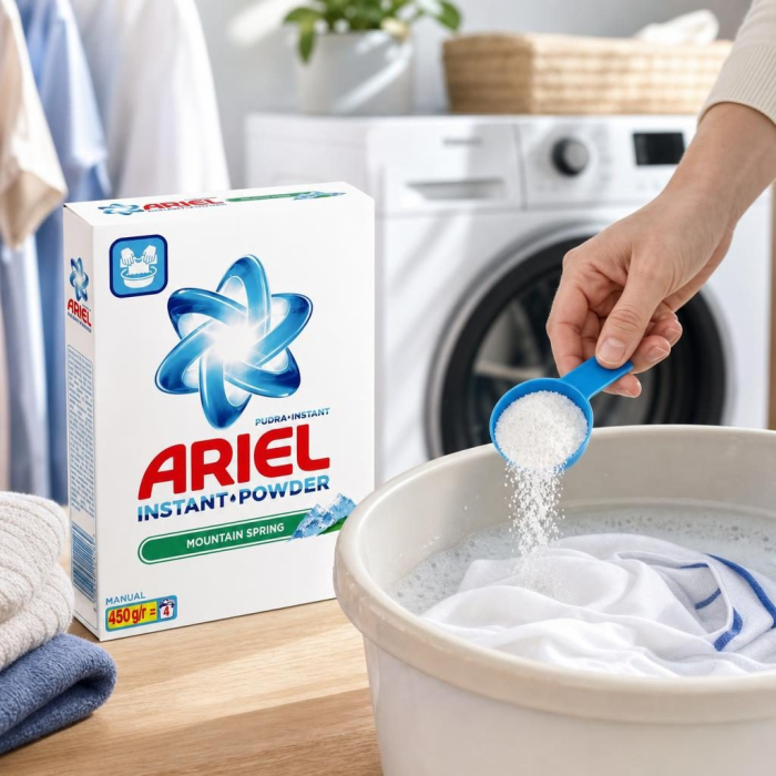 Ariel Detergent Manual, 450 g, Instant Powder Mountain Spring [2]
