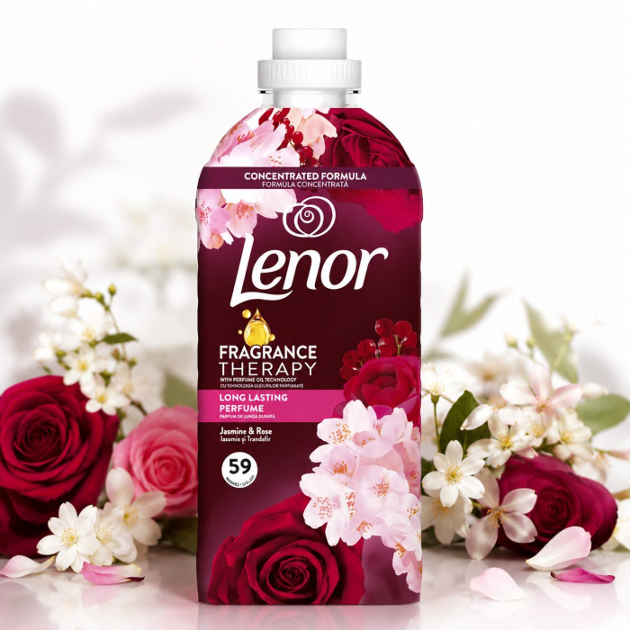 Balsam pentru Rufe, LENOR, Jasmine And Rose, 1239 ml, 59 Spalari [2]