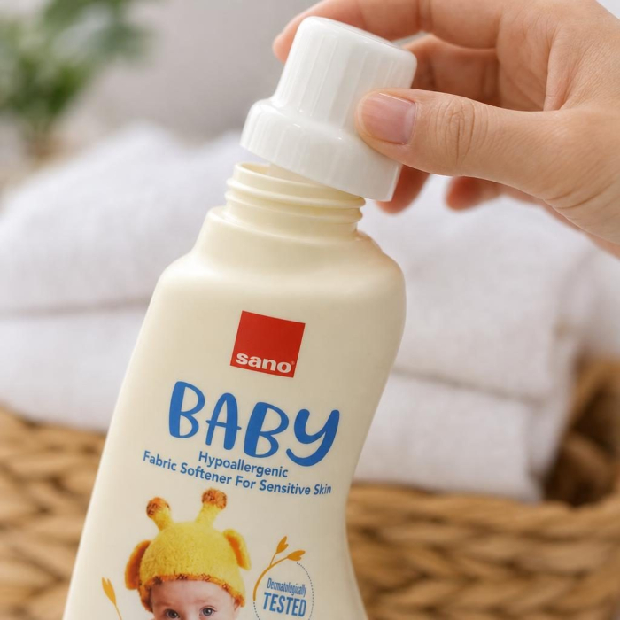 Balsam pentru Rufe, Sano, Ultra Concentrat, 1 L, Baby, 40 Spalari [3]