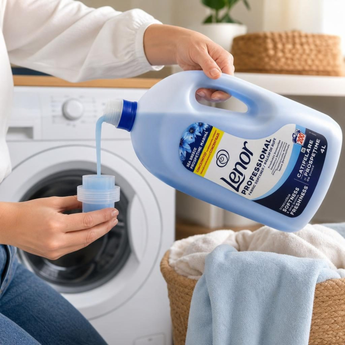 Balsam Professional pentru Rufe, LENOR, Prospetimea Marina, 4 L, 200 Spalari [2]