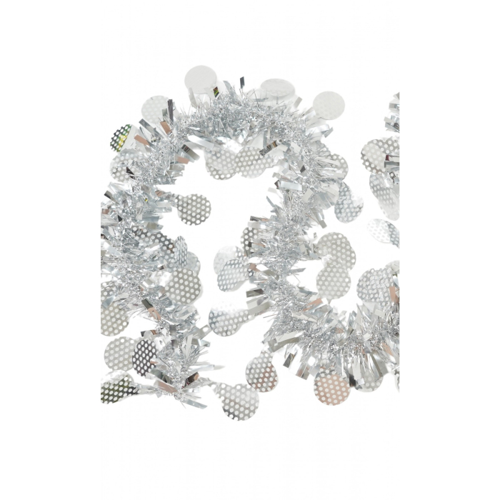 Beteala Craciun, Flippy, argintiu, marimea:  2 m x 11 cm x 9 cm material:folie PVC, interior/exterior [4]