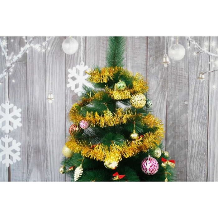 Beteala Craciun, Flippy, auriu, marimea: 2 m x 7 cm material:folie PVC, interior/exterior [12]