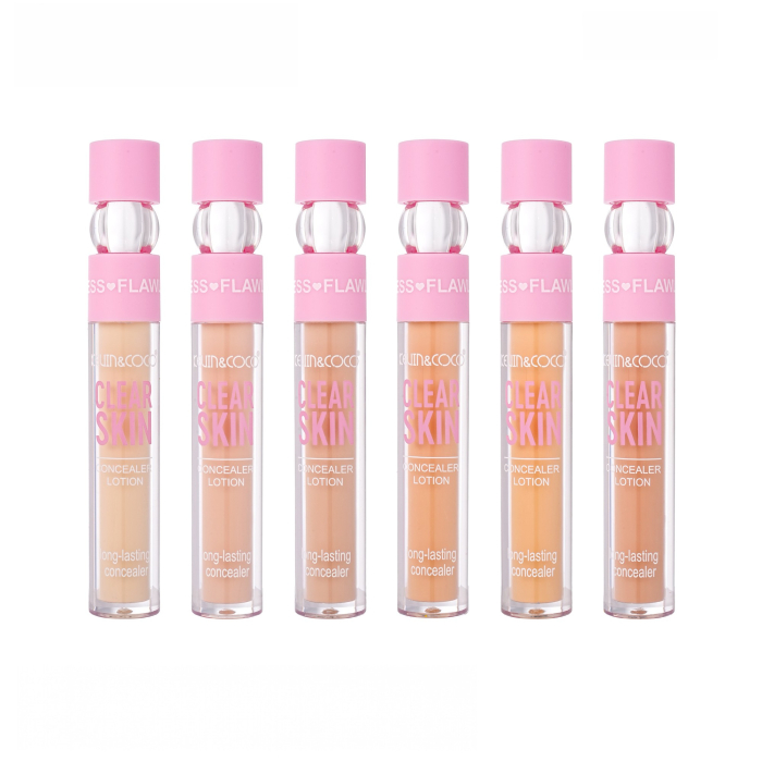 Corector Lichid pentru Ten, Kevin Coco, Clear Skin, Nuanta Bej Deschis, Subton Roz Piersica [5]