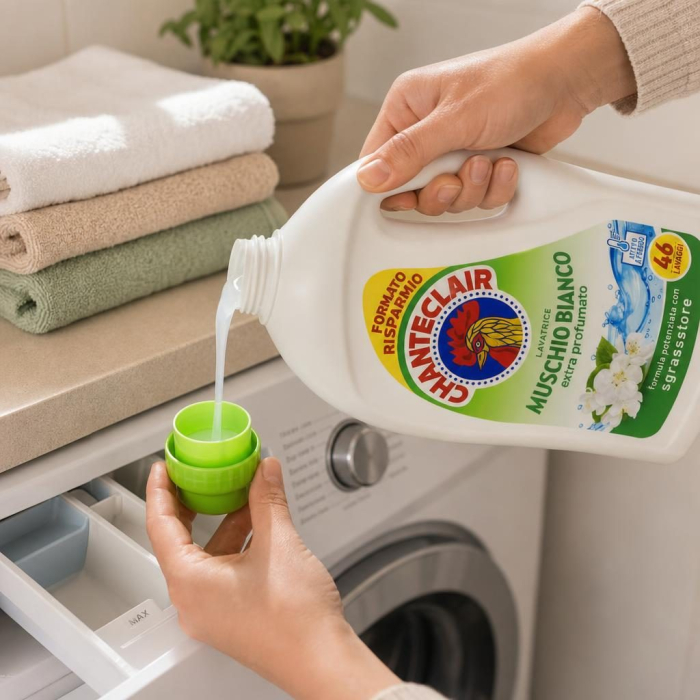 Detergent Lichid pentru Rufe, Chante Clair, 2.07 L, Muschio Bianco, 46 spalari [2]