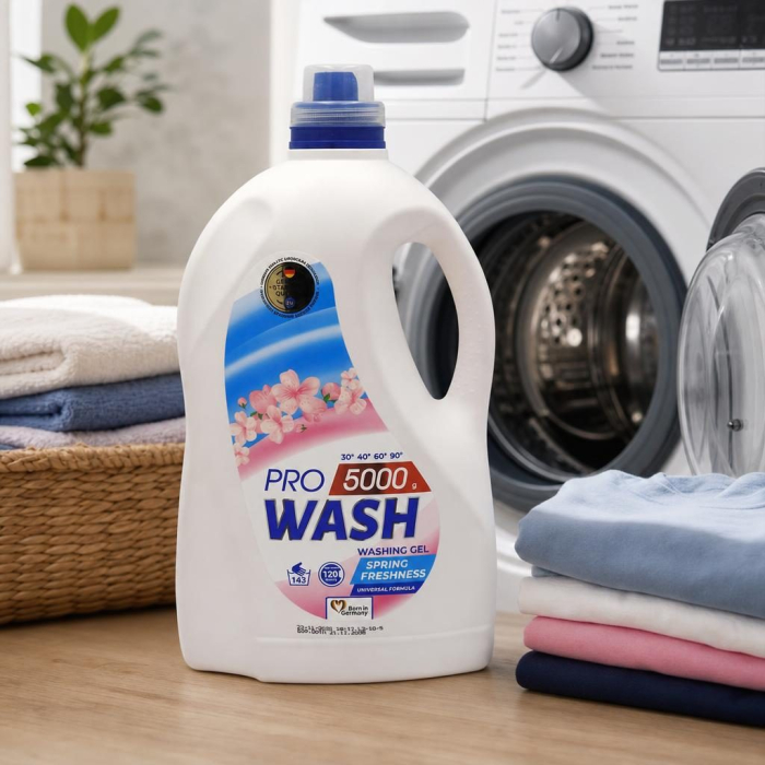 Detergent Lichid, Pro Wash, Gel 4.8 L Spring Freshness 120 spalari [2]
