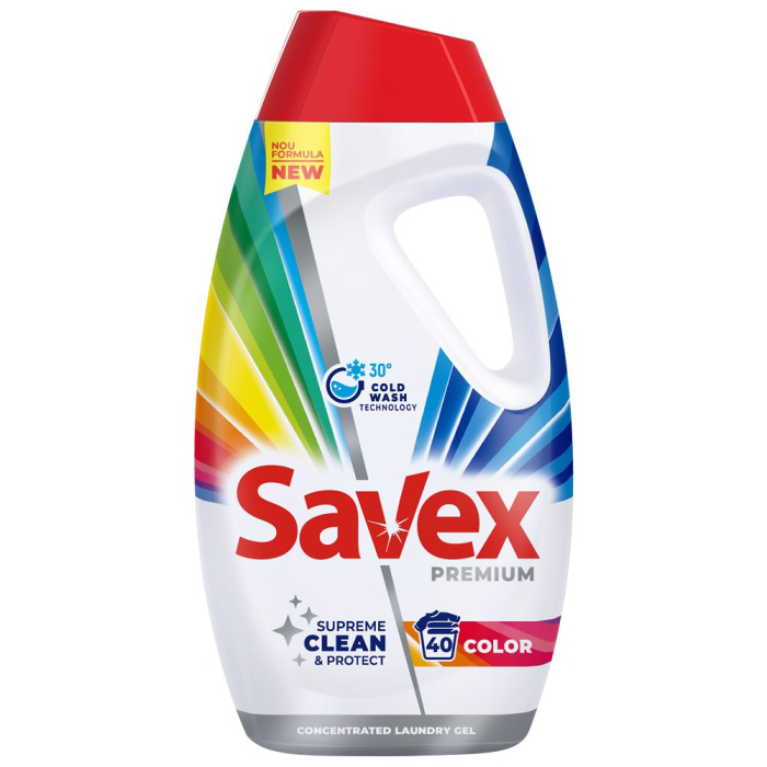 Detergent Lichid, Savex, 1.8 L Color 40 spalari [1]