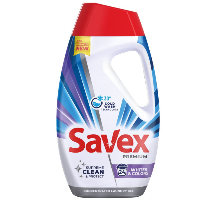 Detergent Lichid, Savex, Premium 1.08 L White Color 27 spalari [1]